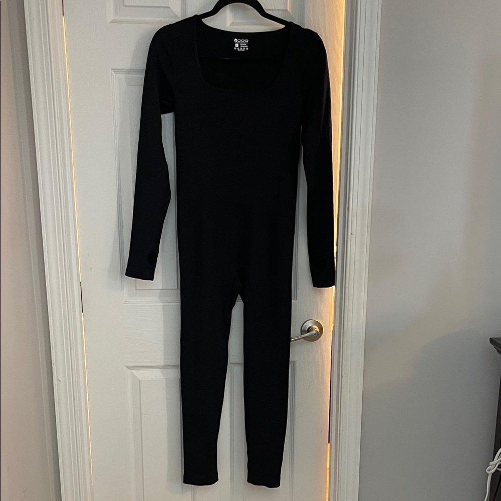 Black Long Sleeve Jumpsuit